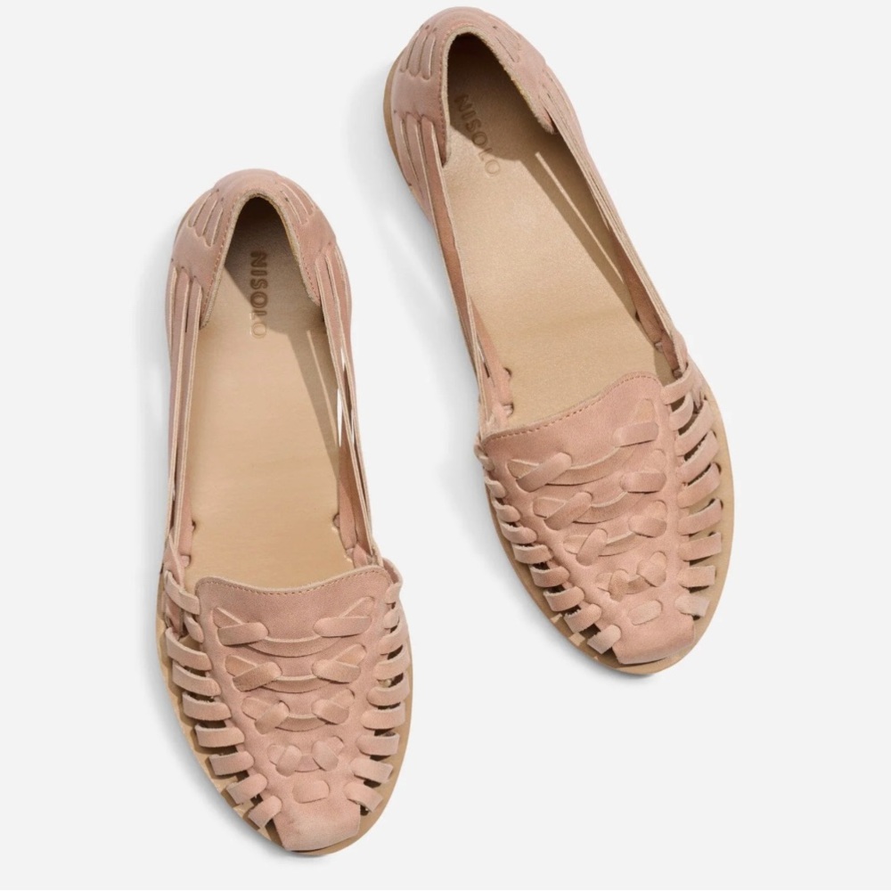 Nisolo Huarache Sandal in Desert Rose